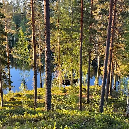 キャンプ場 Ahvenlampi サーリヤルヴィ